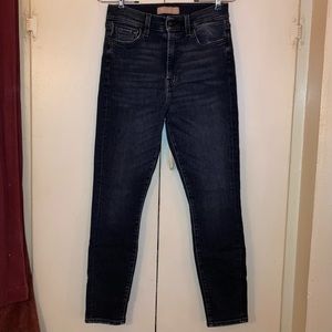 7 for all Mankind high waisted skinny “luxeVintage” black jeans 28